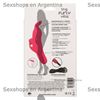 Vibrador conejito con soporte para dedo y carga USB